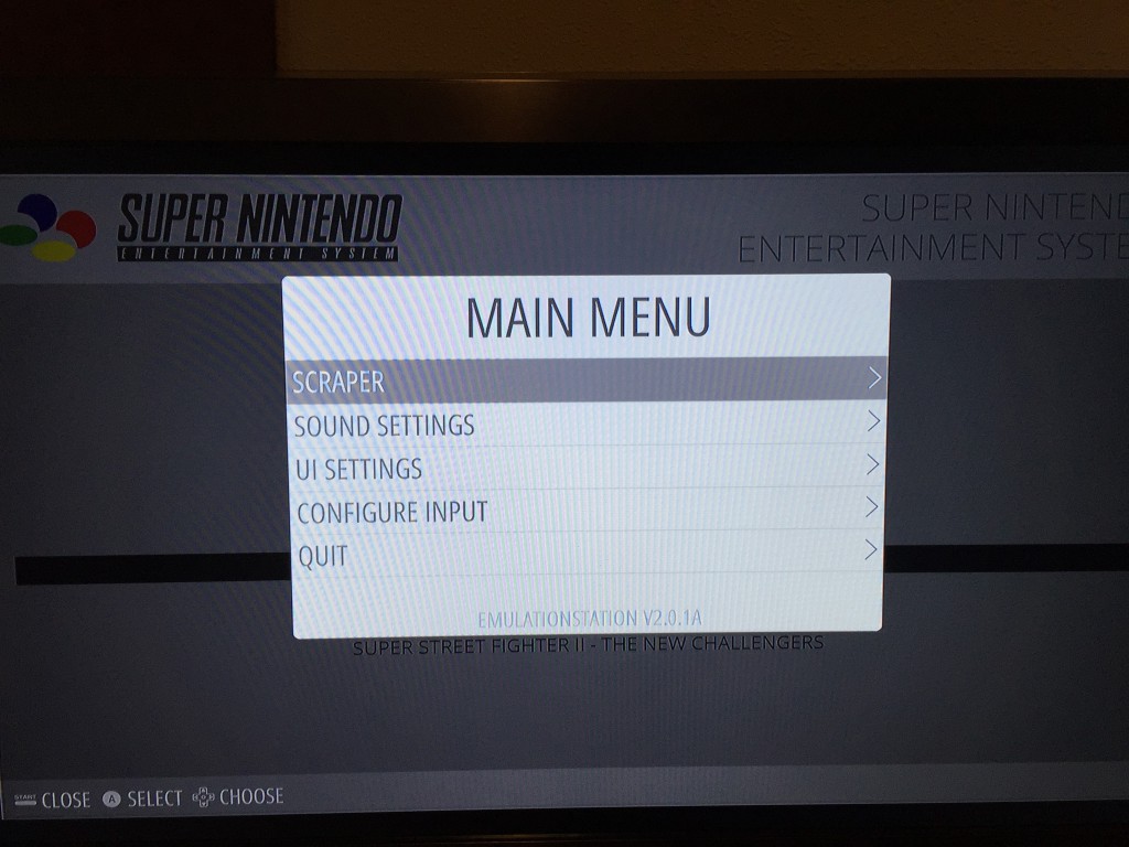 RetroPie - Menú Scraper RetroPie - Menú Scraper
