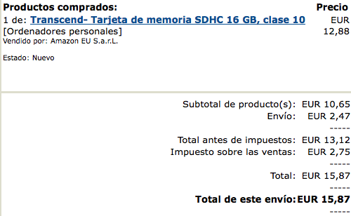 Transcend- Tarjeta de memoria SDHC 16 GB, clase 10 Transcend- Tarjeta de memoria SDHC 16 GB, clase 10