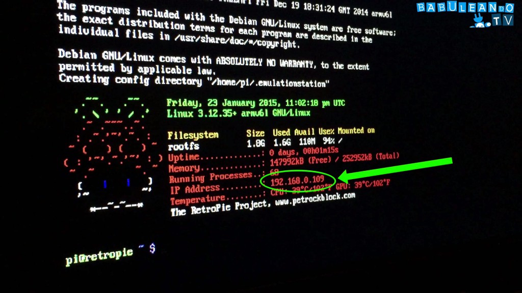 retropie_ip_raspberry retropie_ip_raspberry
