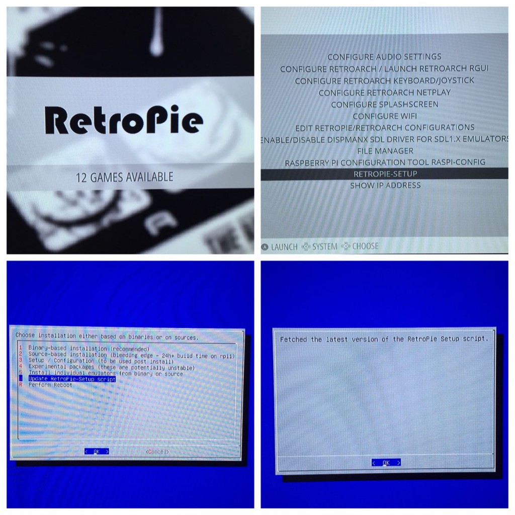 Actualización script RetroPie-Setup