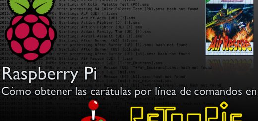Raspberry Pi, cómo obtener las carátulas por línea de comandos en RetroPie
