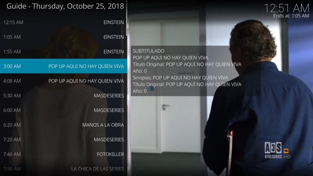 Listado de canales en Tvheadend para Kodi Listado de canales en Tvheadend para Kodi