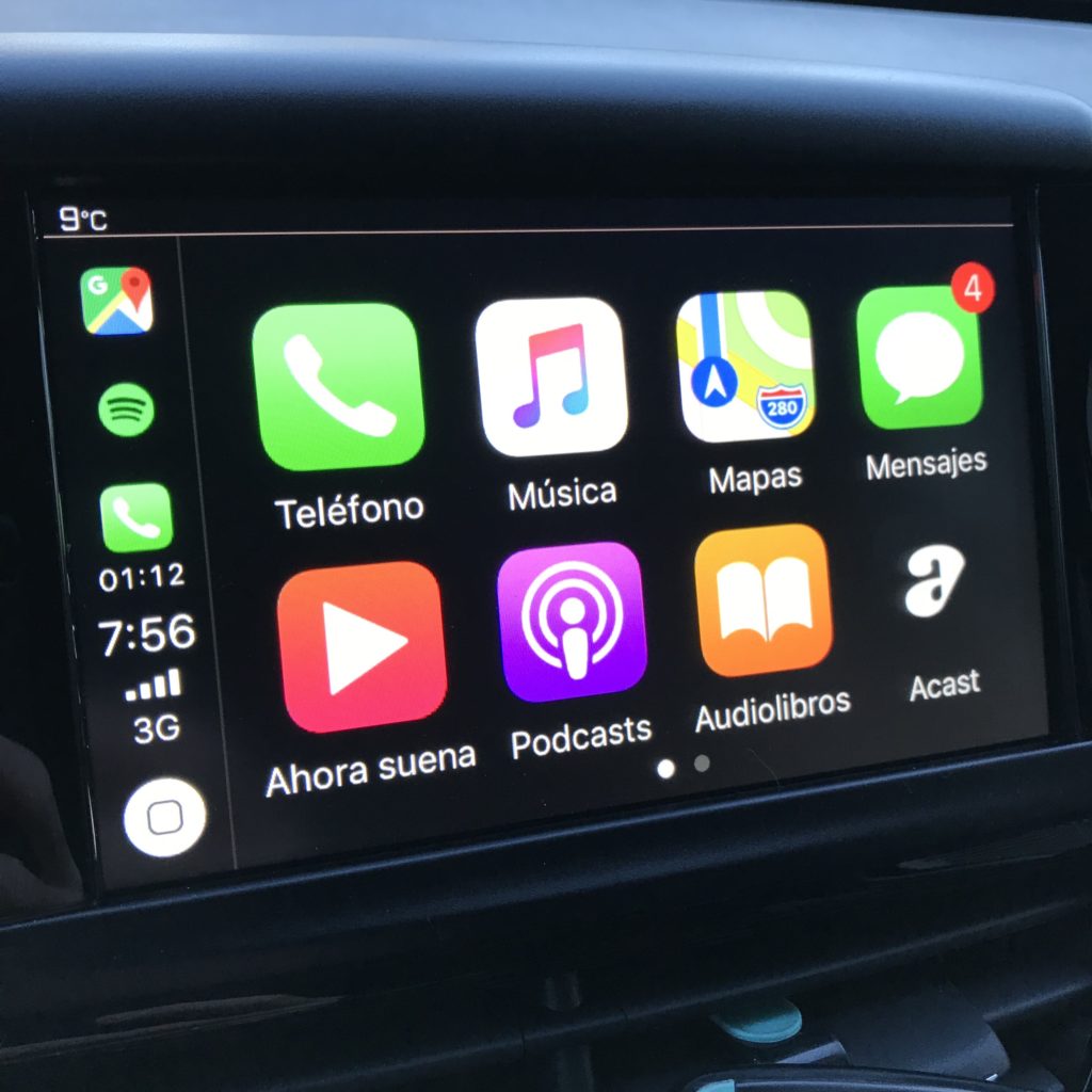 Aplicaciones en CarPlay (Página 1) Aplicaciones en CarPlay (Página 1)