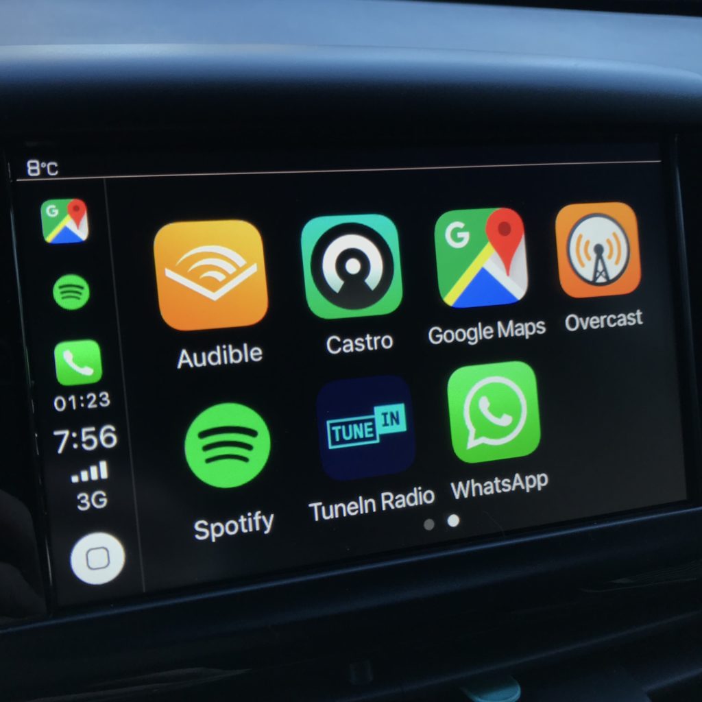 Aplicaciones en CarPlay (Página 2) Aplicaciones en CarPlay (Página 2)